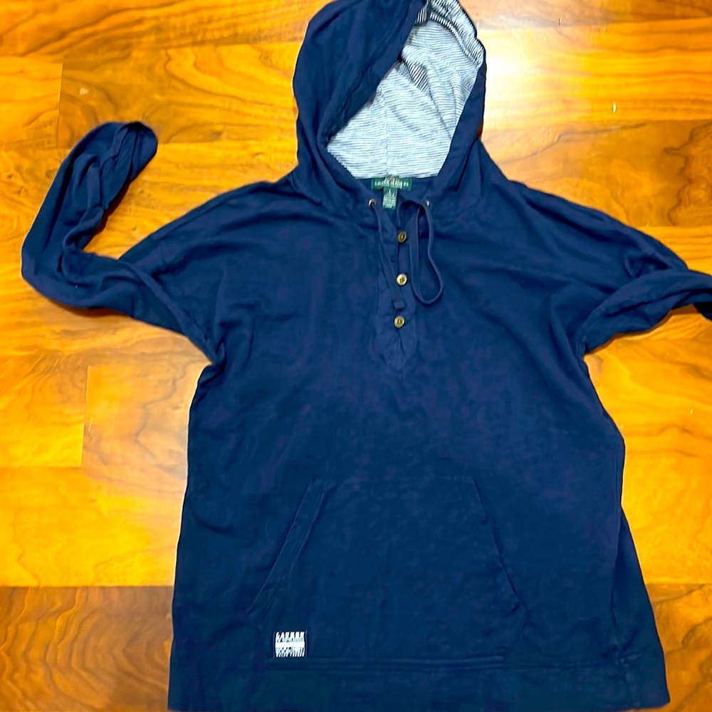VINTAGE RALPH LAUREN JEANS LARGE HOODIE